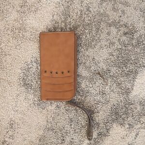 Brown Wristlet Wallet